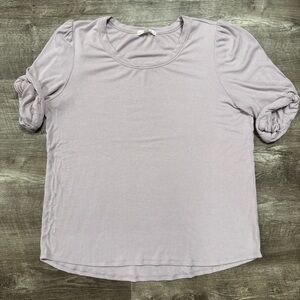 Nine Britton Ribbed Short Sleeve Shirt Size Large